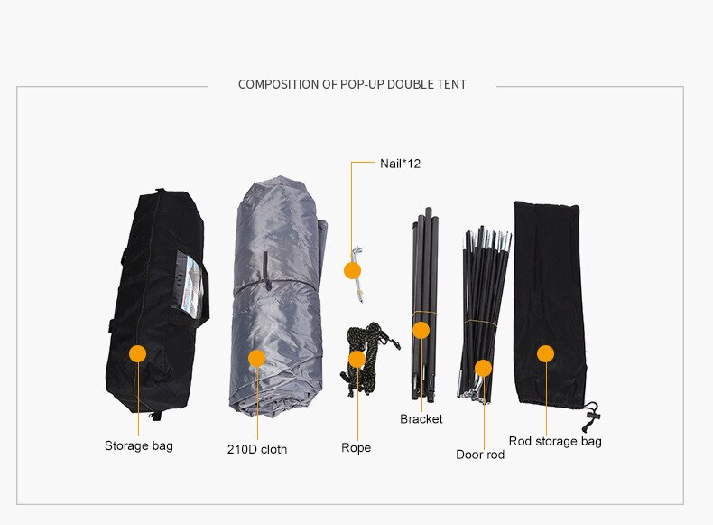 Cheap Goat Tents Outdoor Tent Camping Gauze Net Tent Breathable Sunscreen Ventilation Insect Prevention 3 4 People Camping Fishing Tent   